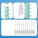 Set von Interdentalbürsten 10 Stück Länge 50 mm feine Bürste Kunststoffausführung farbig zur Reinigung der Interdentalräume 3