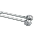 Set von Stimmgabeln 128Hz gewichtete bioakustische Stimmgabel zur Heilung der Chakren Klangtherapie Stressabbau mit Hammer Reparaturwerkzeug und Aufbewahrungstasche 4