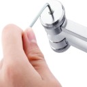 Set von Stimmgabeln 128Hz gewichtete bioakustische Stimmgabel zur Heilung der Chakren Klangtherapie Stressabbau mit Hammer Reparaturwerkzeug und Aufbewahrungstasche 9