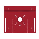 Set voor freestafel 240 x 200 x 5 mm Inlegplaat met geleider en hoekmeter Hefboom voor freesmachine 10