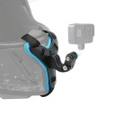 Set voor het bevestigen van de kin van een motorhelm Universele maat Bandbevestiging met J-haak voor GoPro DJI Insta360 3