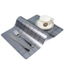 Sets de sous-assiettes métalliques avec ornements 6 pièces 13