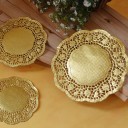 Sets de sous-verres en papier dentelle 100 pcs 2