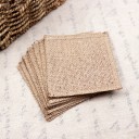 Sets de sous-verres en toile de jute 4 pcs 2