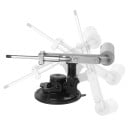 Sex simulátor s přísavkou a růžovým kuličkovým nástavcem 18x3 cm teleskopický pohyb 45 mm diskrétní 3