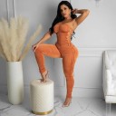 Sexet ærmeløs jumpsuit til kvinder 6