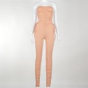 Sexet ærmeløs jumpsuit til kvinder 3