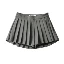 Sexet plisseret mini-nederdel til kvinder med høj talje, kort A-formet nederdel, elegant plisseret nederdel til kvinder, moderigtigt stykke til sommer og fest 4