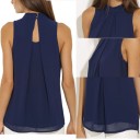 Sexet tanktop til kvinder - Blå 4