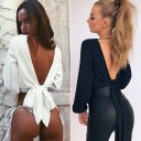 Sexy Blouse with a Deep Neckline 7