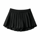 Sexy dámska skladaná mini sukňa s vysokým pásom Krátka sukňa do A Elegantná plisovaná sukňa pre ženy Módny kúsok na leto i párty 3