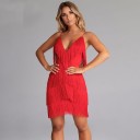 Sexy mini-jurk met franjes 7