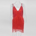 Sexy mini-jurk met franjes 3