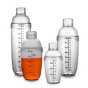 Shaker de barman pentru amestecarea cocktailurilor și altor băuturi cu scala de măsurare Recipient din plastic transparent Capac mat cu capac 7