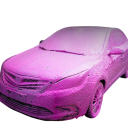 Shampoing moussant rose pour lavage de voiture 500 ml Nettoyant moussant au parfum agréable pH neutre Sûr pour la peinture, les vitres et les jantes 2