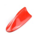 Shark fin antenna for car roof AM and FM radio reception Low rounded shape Glossy ABS plastic Dimensions 17 x 7 x 6.5 cm 3