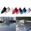 Shark fin antenna for car roof AM and FM radio reception Low rounded shape Glossy ABS plastic Dimensions 17 x 7 x 6.5 cm 6