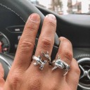 Shark Ring 2 pcs 6