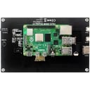 SHCHV 7" IPS érintőképernyős hordozható monitor 1024 x 600 LCD HDMI Raspberry Pi 5 / 4B / 3B+ és PC számára állvánnyal 6