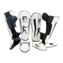 Shin and Instep Guards Size L Shin Part 38 cm Velcro Combat Leg Protectors for Adults Boxing and Martial Arts 5