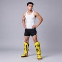 Shin and Instep Guards Size L Shin Part 38 cm Velcro Combat Leg Protectors for Adults Boxing and Martial Arts 7