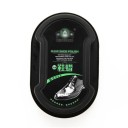Shoe polishing sponge with silicone oil and lanolin For a shine on leather footwear Plastic case with lid For black and light shoes 1