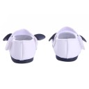 Shoes for dolls up to 43 cm with a panda design Embroidered face and black ears on the toe Strap across the instep White colour and black sole 5