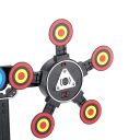 Shooting Target 46 x 16 x 39 cm Rotating 360° Moving Target with Sound Effects and Digital Counter for Children's Foam Guns 2
