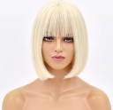 Short Wig with Bangs 4
