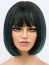 Short Wig with Bangs 9
