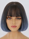 Short Wig with Bangs 11