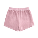 Short Women's Shiny Fitted Shorts with Drawstring Sports Shorts with Diamond Cross Pattern Elastic Shorts for Summer 5