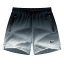 Shorts de bain pour hommes avec poches zippées et doublure en mesh, taille élastique avec cordon de serrage, maillots de bain 7