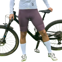 Shorts de cyclisme pour hommes avec bretelles coupe ergonomique polyester élastique élasthanne avec insert de cyclisme pour le cyclisme sur route 6