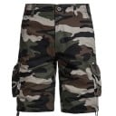 Shorts de randonnée en coton pour hommes en camouflage Shorts courts respirants avec poche latérale Longueur jusqu'aux genoux Shorts d'été 6