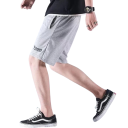 Shorts de sport d'été pour hommes jusqu'aux genoux Shorts de loisirs à séchage rapide Respirants avec taille élastique et poches 4