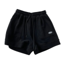 Shorts de sport pour femmes confortables et amples avec cordon de serrage Shorts décontractés à poches pour la maison Shorts d'été 1