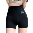 Shorts de sport pour femmes sans couture à taille haute Shorts élastiques fins pour l'entraînement Leggings de fitness sans couture courts 1