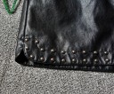 Shorts en simili cuir pour femmes 4