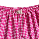 Shorts Femme Coupe Ample Carreaux Élastique Polyester Uni Shorts d'été Décontractés Vêtements de loisirs Confortables 3