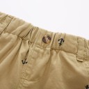 Shorts in cotone per bambini con ancore 3