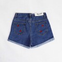 Shorts vaqueros de mujer con mariquitas J1084 7