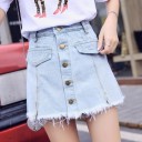 Shorts vaqueros mujer con botones Gisela 1