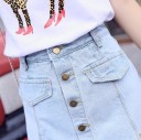 Shorts vaqueros mujer con botones Gisela 8