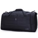 Shoulder Travel Bag with Detachable Strap Two Handles with Connecting Grip Main Compartment with Zip Nylon and Polyester Black 1