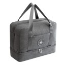 Shoulder Travel Bag with Lower Shoe Compartment Main Compartment and Front Zip Pocket Water-Repellent Oxford Fabric 30 x 39 x 18 cm 3