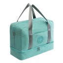 Shoulder Travel Bag with Lower Shoe Compartment Main Compartment and Front Zip Pocket Water-Repellent Oxford Fabric 30 x 39 x 18 cm 5