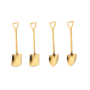 Shovel and Spade Shaped Spoons 4 pcs 1