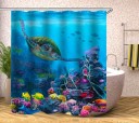 Shower Curtain with Marine Motif 10