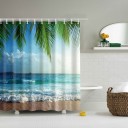 Shower Curtain with Nature Motif 3